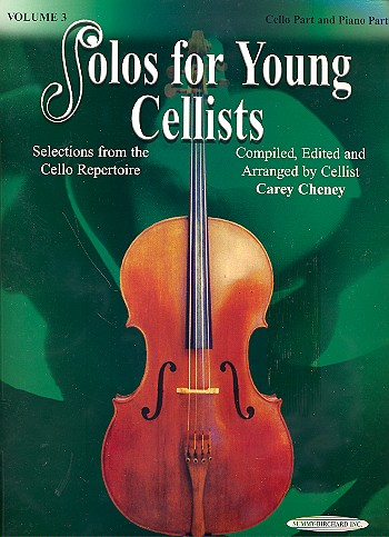 Solos for young Cellists vol.3 for cello and piano