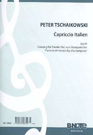 Capriccio Italien op.45 für Klavier zu 4 Händen