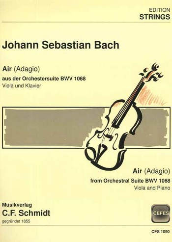 Air BWV1068 für Viola und Klavier