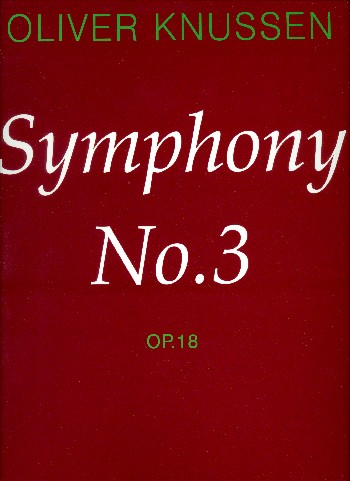 Symphony no.3 op.18 for orchestra