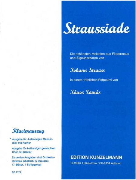 Straussiade für Männerchor und Klavier