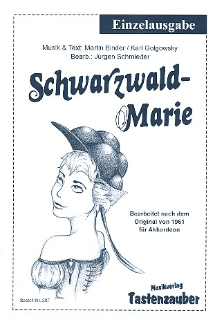 Schwarzwaldmarie für Akkordeon (mit Text und Akkorden)