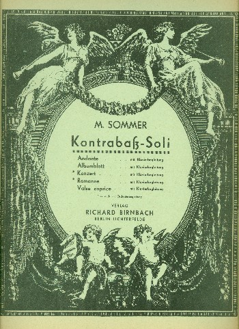 Konzert für Kontrabaß und Klavier