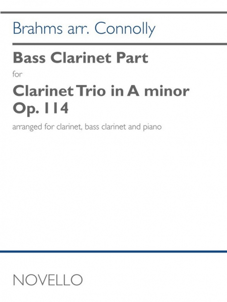 Clarinet Trio in A Minor op. 114 for clarinet, bass clarinet and piano