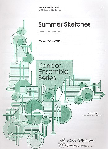 Summer Sketches for 2 flutes and 2clarinets