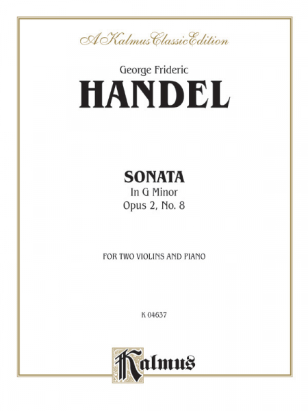 Sonata in G Minor op.2,8 for 2 violins and piano