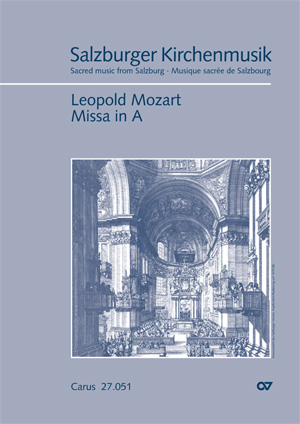 Messe A-Dur für Soli, gem Chor, 2 Violinen und Bc (3 Posaunen ad lib)