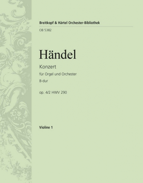 Konzert B-Dur op.4,2 HWV290 für Orgel und Orchester