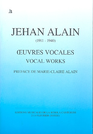 Oeuvres vocales pour chant et orgue (bc)