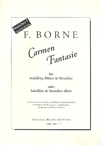 Carmen-Fantasie für Flöte und Streicher (Bläser ad lib)