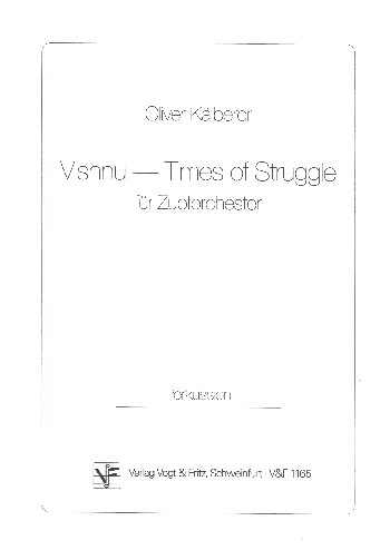 Vishnu - Times of Struggle für Zupforchester