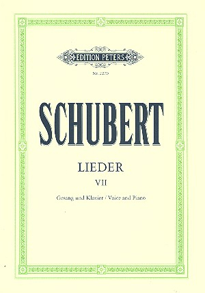 Lieder Band 7 für Gesang (hoch) und Klavier