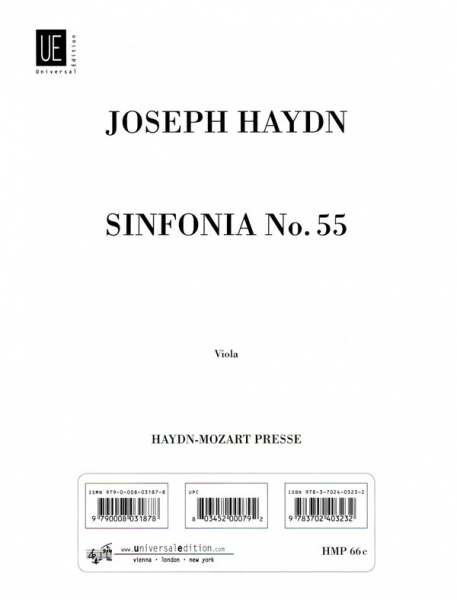 Sinfonie Es-Dur Nr.55 Hob.I:55 für Orchester