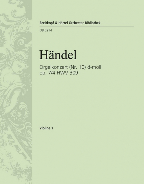 Konzert d-Moll op.7,4 HWV309 für Orgel und Orchester