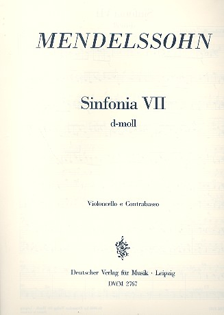 Sinfonia d-Moll Nr.7 für Streichorchester