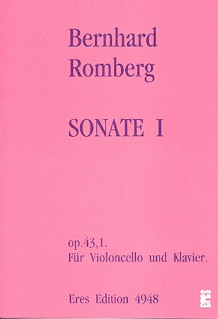 Sonate op.43,1 für Violoncello und Klavier