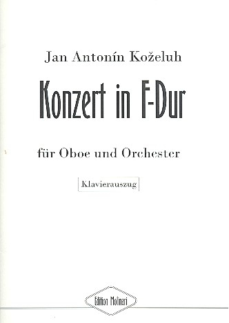 Konzert F-Dur für Oboe und Orchester für Oboe und Klavier