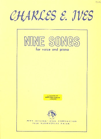 9 Songs for voice and piano