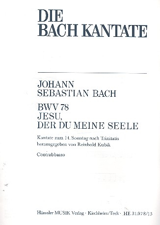 Jesu der du meine Seele für Soli, gem Chor, Flöte, 2 Oboen, Streicher, Orgel