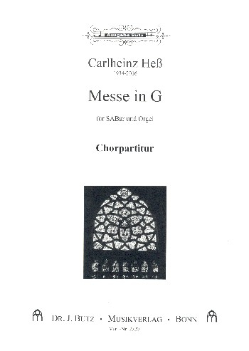 Messe in G für gem Chor (SAM) und Orgel