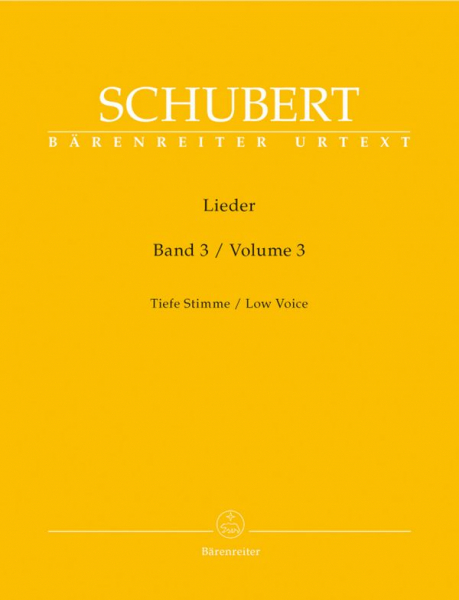 Lieder Band 3 (op.80-98) für Gesang (tief) und Klavier