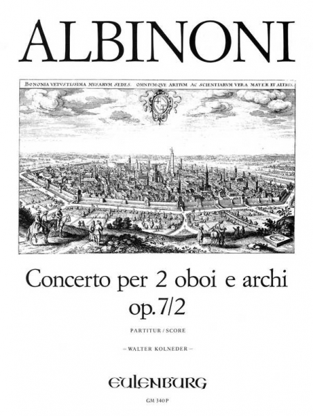 Konzert C-Dur op.7,2 für 2 Oboen und Streichorchester