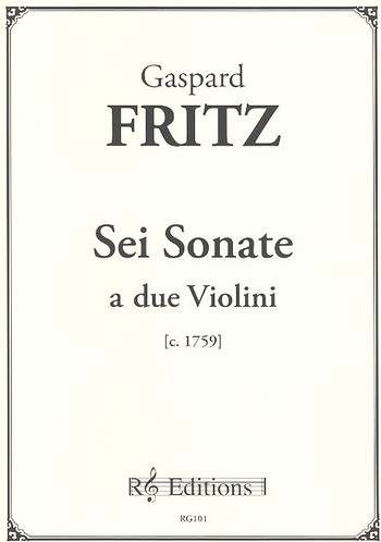 6 sonate a 2 violini partitura