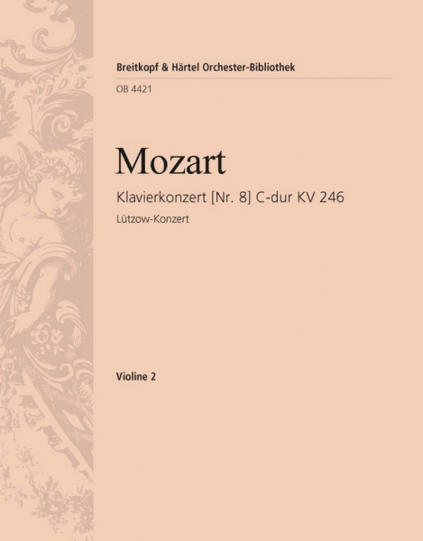 Konzert C-Dur Nr.8 KV246 für Klavier und Orchester