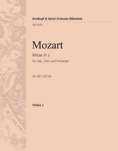 Messe c-Moll KV427 für Soli, Chor und Orchester