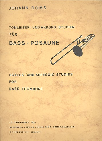 Tonleiter- und Akkordstudien für Baßposaune