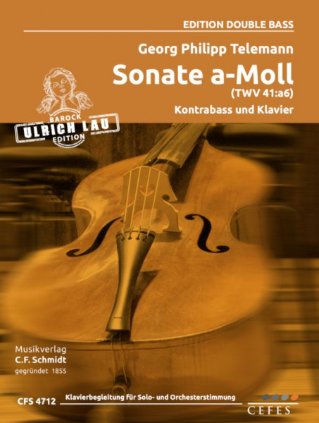 Sonate a-Moll TWV 41:a6 für Kontrabass und Klavier