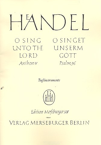 O singet unserm Gott für Soli, Chor und Orchester