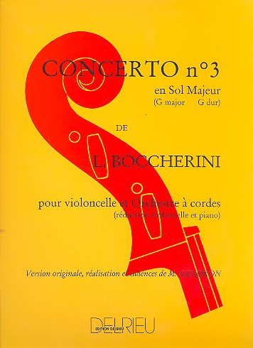 Concerto sol majeur no.3 pour vio- loncelle et orch. a cordes pour