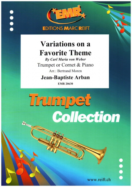 Variations on a Favorite Theme by Carl Maria von Weber for trumpet (cornet) and piano