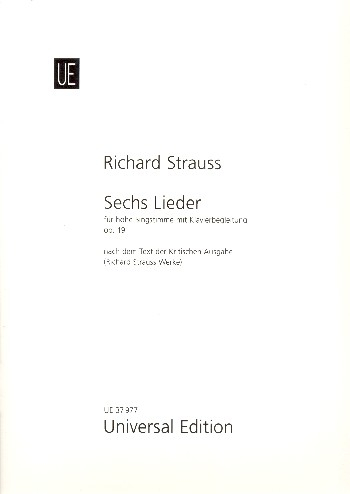 6 Lieder aus Lotosblätter op.19 für Gesang (hoch) und Klavier (dt/en)