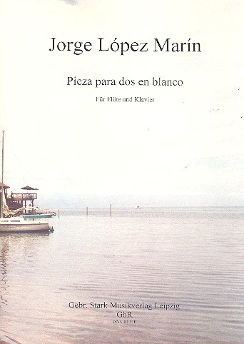 Pieza para dos en blanco für Flöte und Klavier