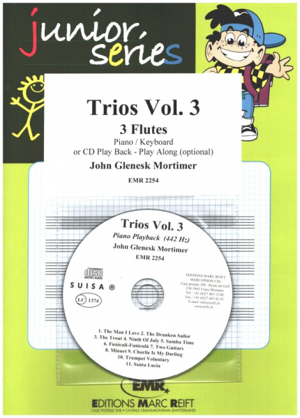 Trios vol.3 (+CD) for 3 flutes