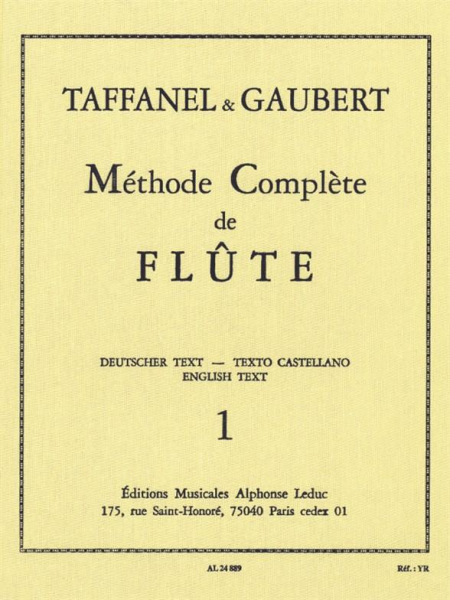 Methode complete de flute vol. 1 Cartonne (fr/dt/en/sp)