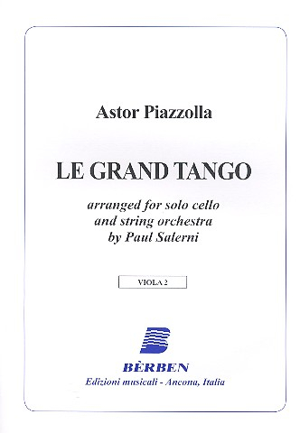 Le grand Tango for cello and string orchestra