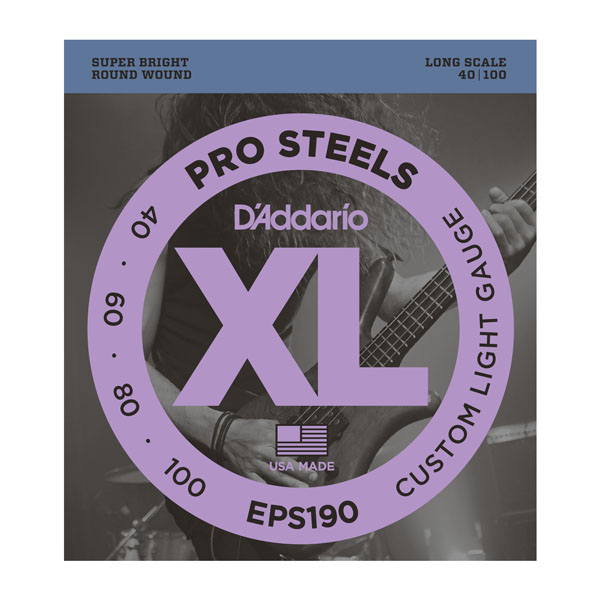 Saitensatz D´Addario EPS190 Pro Steels Long/Custom Light