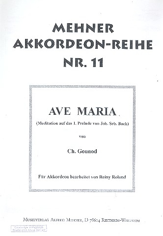 Ave Maria für Akkordeon