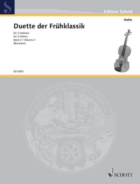 Duette der Frühklassik Band 2 für Violine