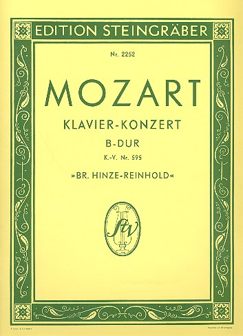 Konzert B-Dur KV595 für Klavier und Orchester