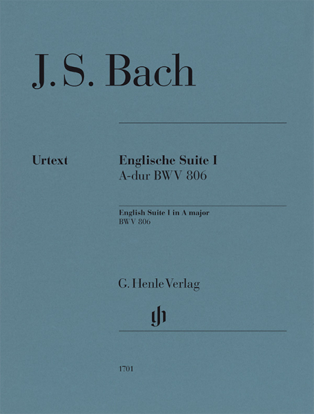 Spiebuch für Klavier Englische Suite I A-dur BWV 806