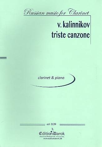 Triste canzone for clarinet and piano