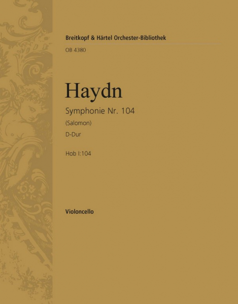 Sinfonie D-Dur Nr.104 Hob.I:104 für Orchester