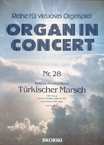 Türkischer Marsch KV331 für E-Orgel