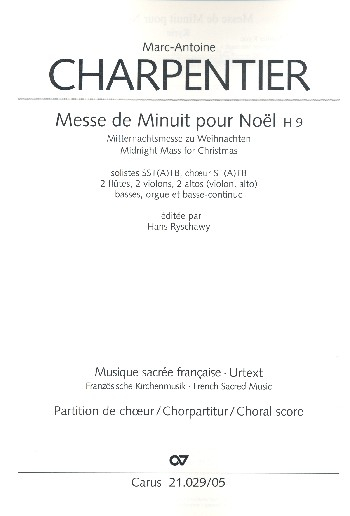 Messe de minuit pour Noel H9 für Soli, gem Chor und Orchester