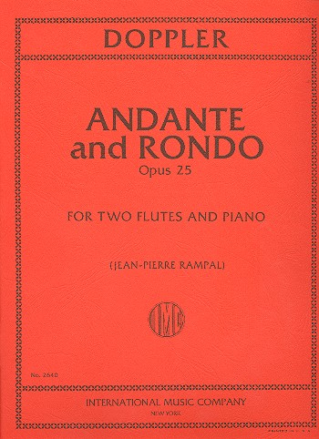 Andante and Rondo op.25 for 2 flutes and piano