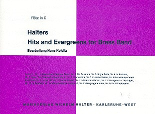 Halters Hits and Evergreens Band 1: für Blasorchester